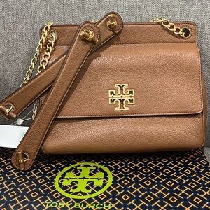 Tory Burch Britten Flap Shoulder or Crossbody bag